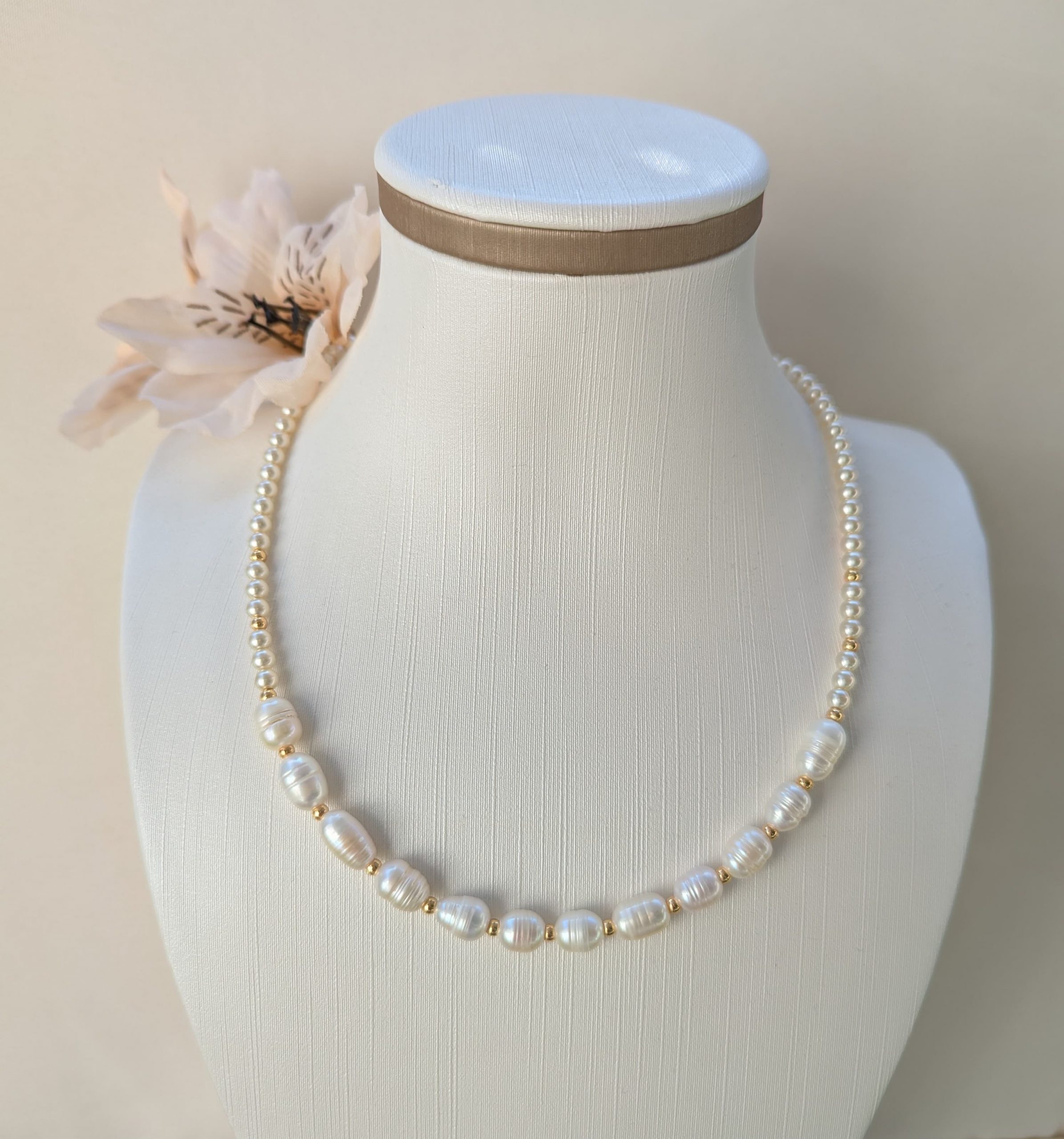 Handcrafted Necklace – pearls , Freshwater Pearls 1