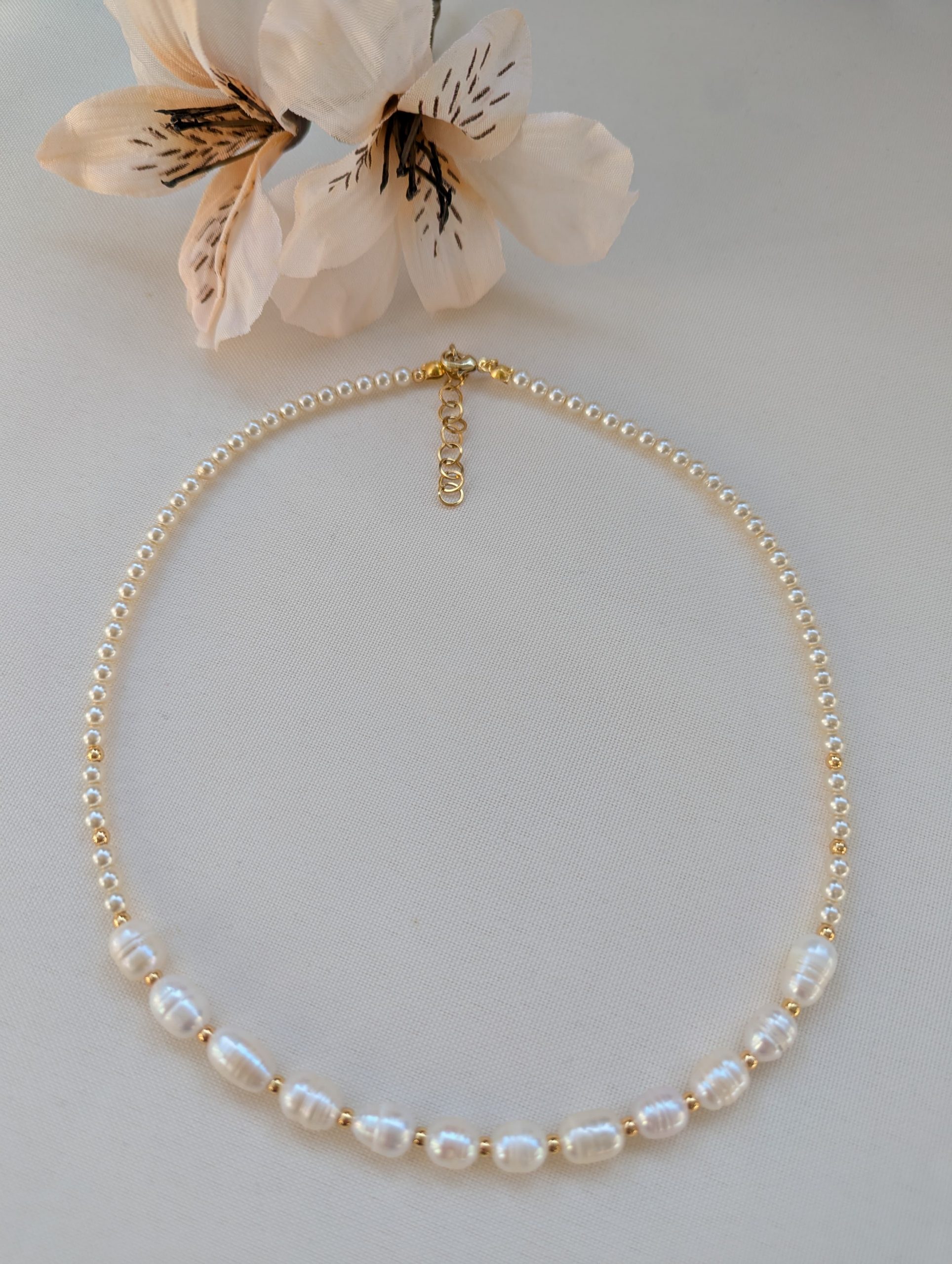 Handcrafted Necklace – pearls , Freshwater Pearls 2
