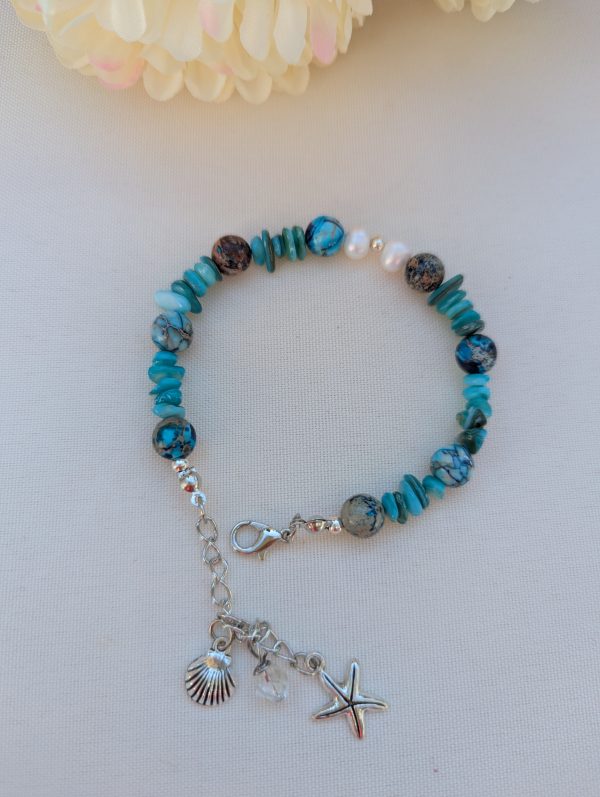 Jaspis, Apatit & Freshwater Pearls, Silver
