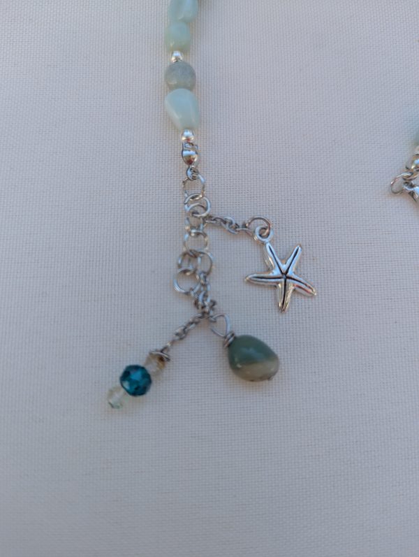 Handcrafted Necklace – Aquamarin, Silver - Image 3