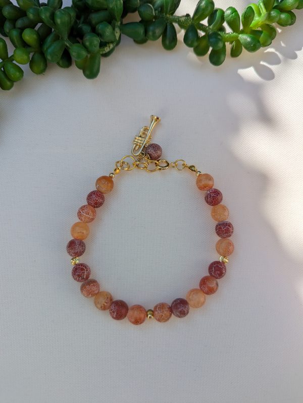 faire Agate bracelet